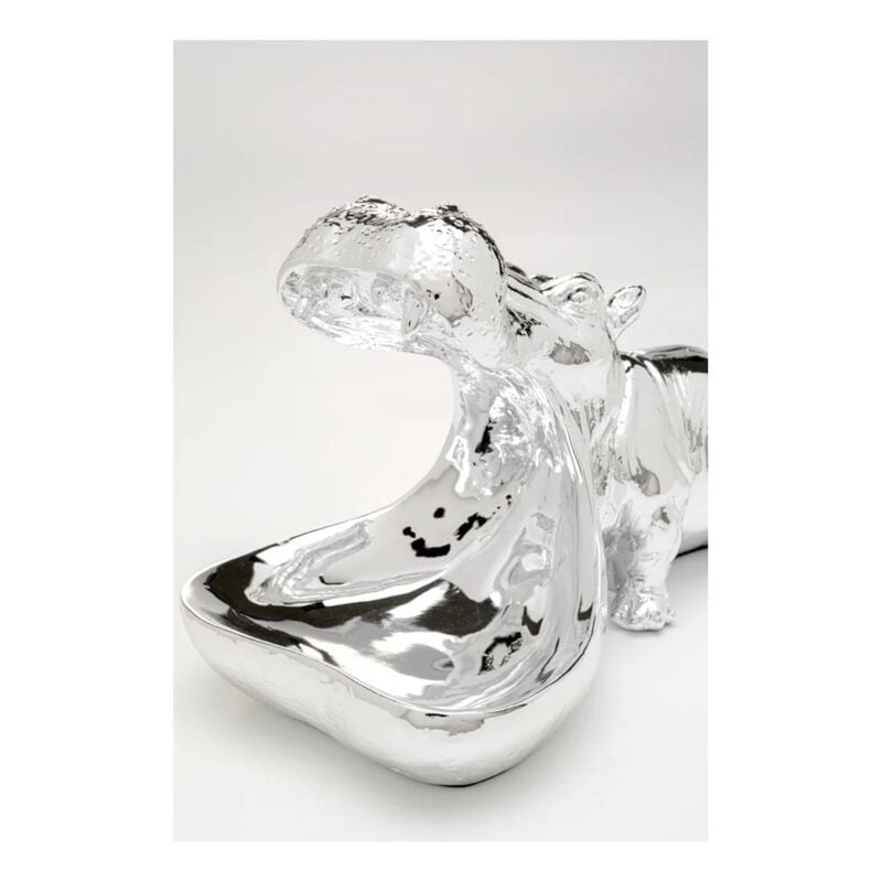 Kare Hungry hippo silfraður 17cm - Image 2
