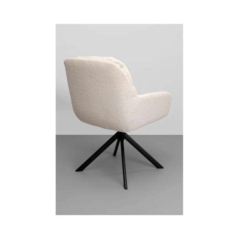 Kare borðstofustóll m/snúning Molly beige - Image 8