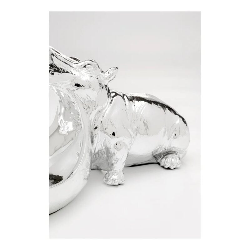 Kare Hungry hippo silfraður 17cm - Image 3
