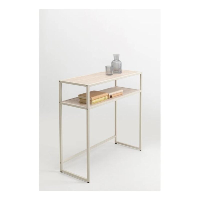 Kare Loft console borð grábeige 80x80cm - Image 6