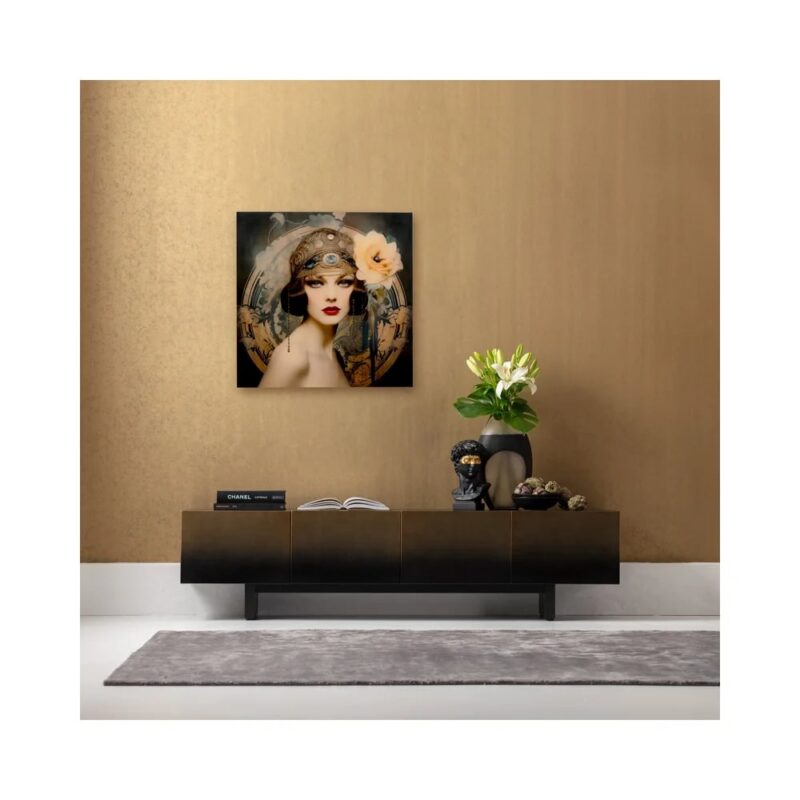 Kare Muse Art Nouveau glermynd - Image 2