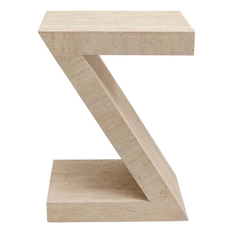 Kare Travertino Z hliðarborð 60cm - Image 1
