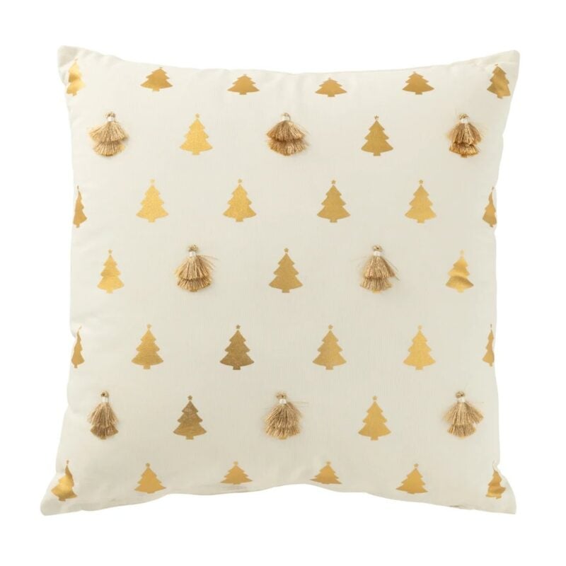 Jolipa jólapúði með trjám beige 45x45 - Image 1