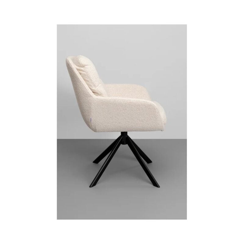 Kare borðstofustóll m/snúning Molly beige - Image 7