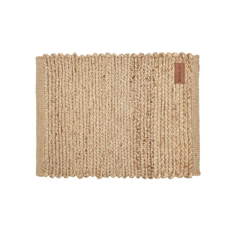 Jakobsdals Merida diskamotta beige jute 35x45 - Image 1