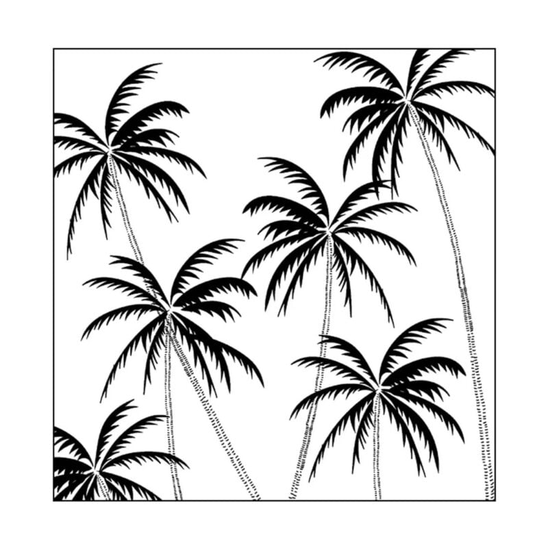 Jolipa servíettur Palm trees 12,5x12,5 - Image 1