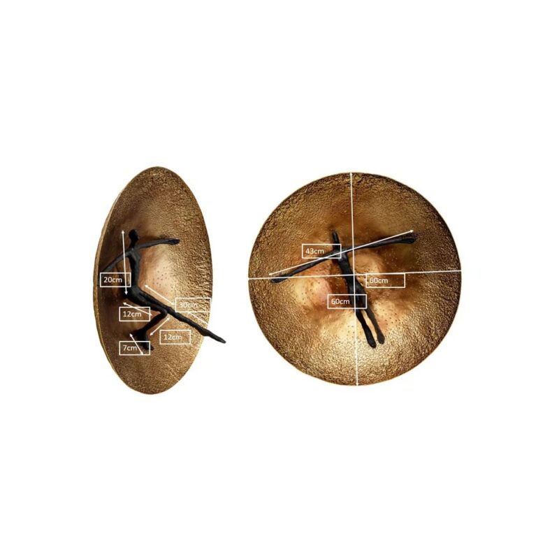 Kare Umamo Brass veggplatti - Image 6