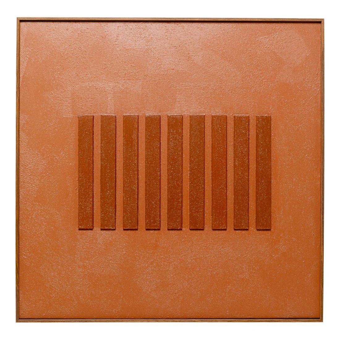 26c03605-a5aa-4b0d-a1a3-8256617ce594.jpg Kare Art row mynd brún 100x100cm - Image 1