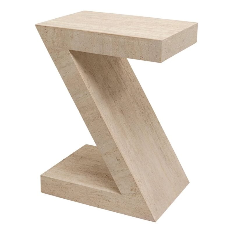 Kare Travertino Z hliðarborð 60cm - Image 5