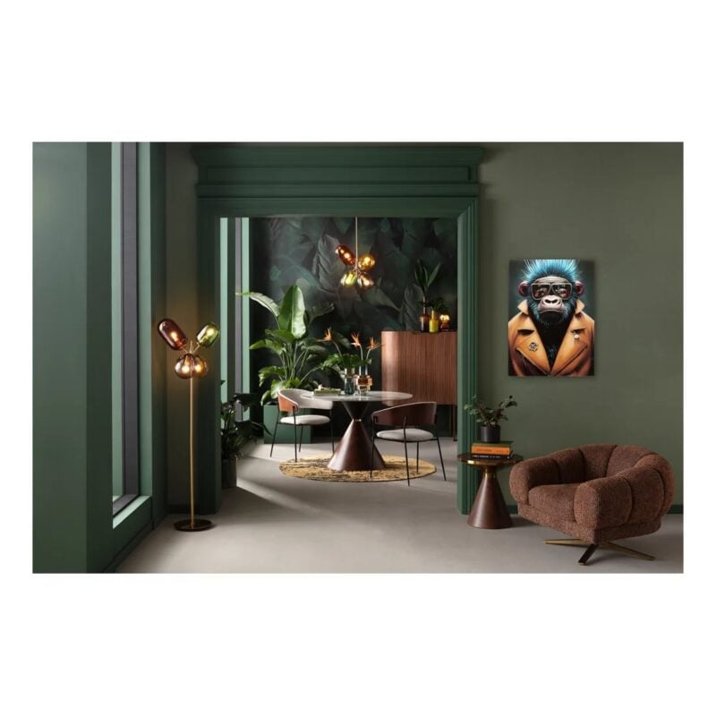 Kare Fashion gorilla glermynd 60x80cm - Image 6