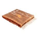 Kare Art faces teppi brúnt 130x170cm