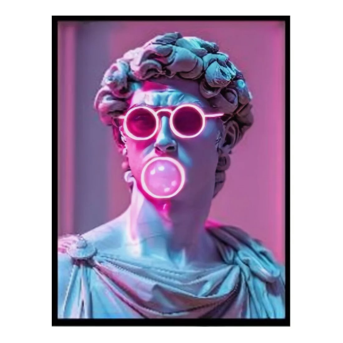 63b152ad-b828-4d81-abc3-42dab591ab54.jpg Kare Cheeky David led mynd 80x120cm - Image 1