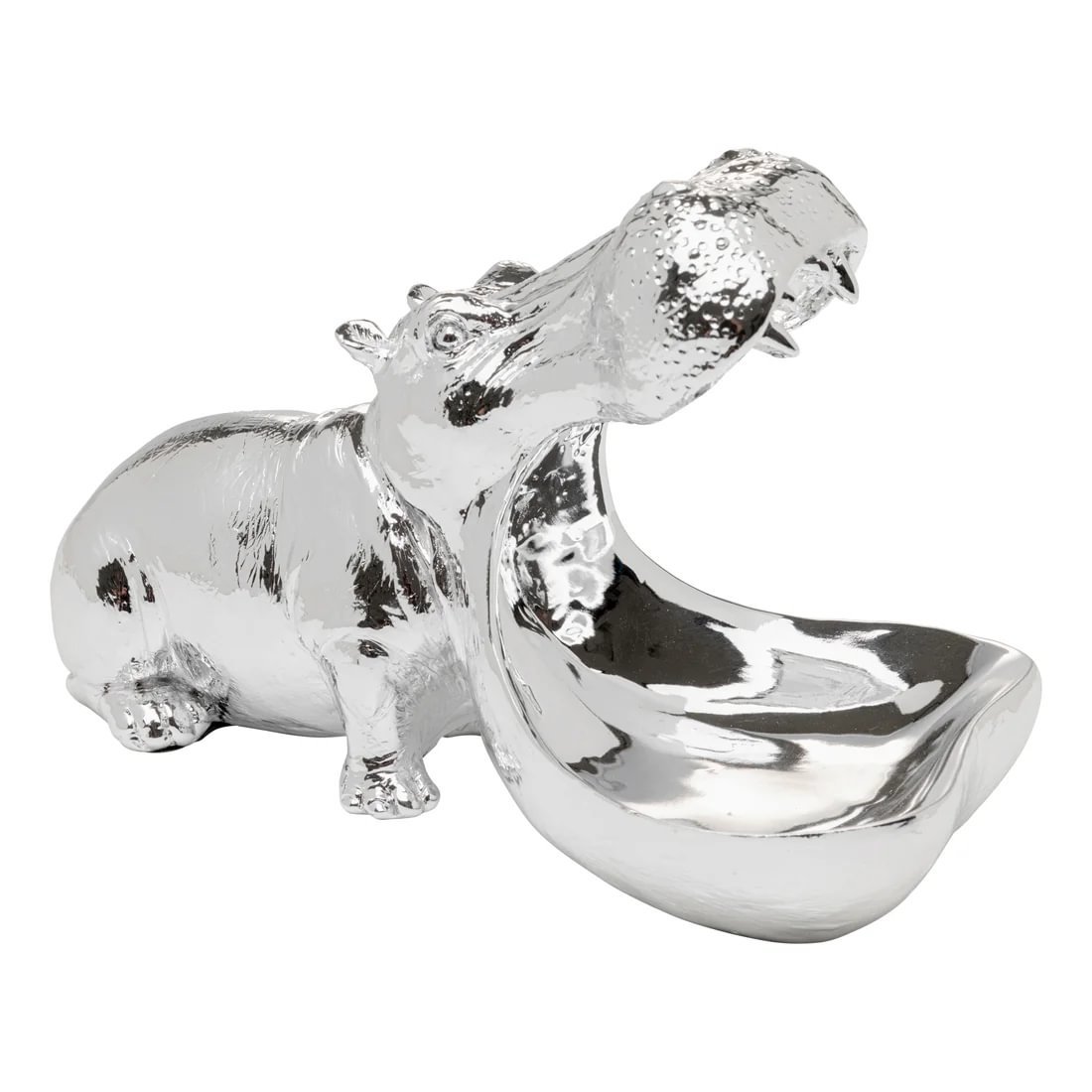 06d34ca9-f995-4d2c-8595-a807d0034162.jpg Kare Hungry hippo silfraður 17cm - Image 1
