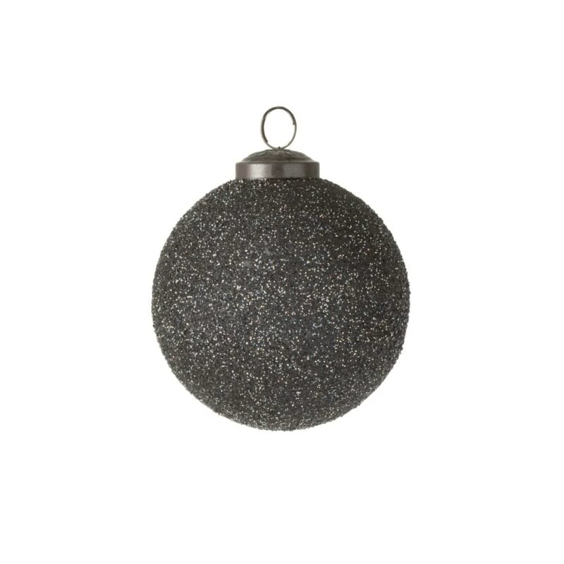 Jolipa Glitter jólakúla svört Ø10 - Image 1