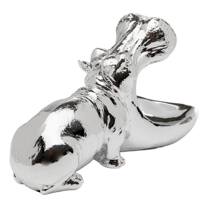 Kare Hungry hippo silfraður 17cm - Image 5