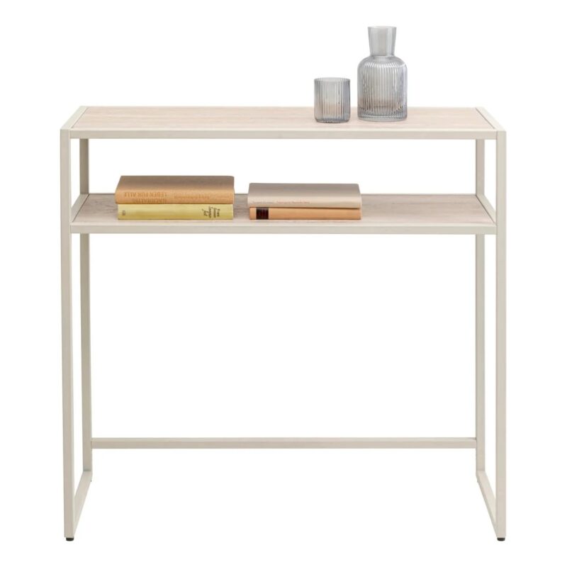 Kare Loft console borð grábeige 80x80cm - Image 4