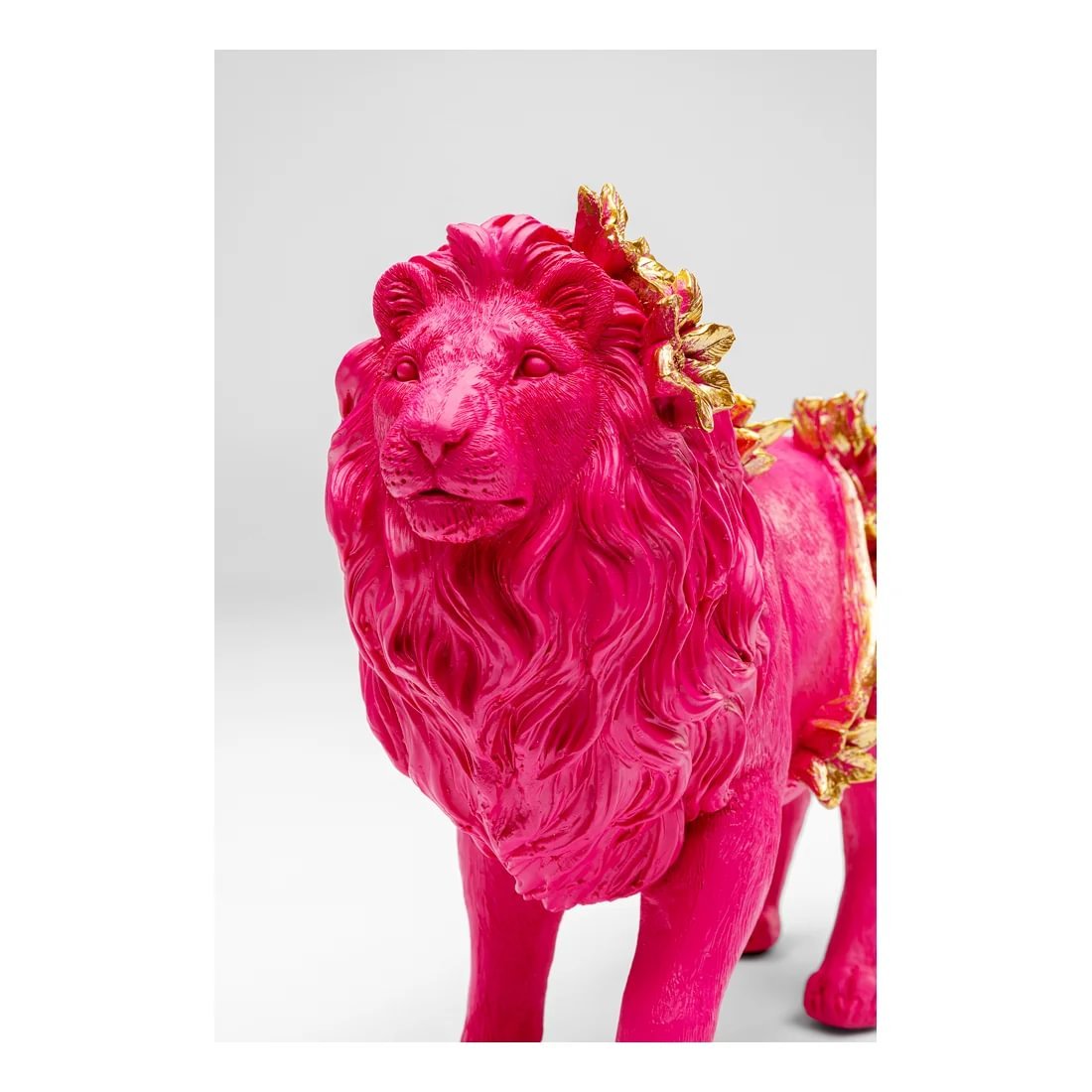 1e33b20f-5f1c-47e4-af8b-f5a335bd6793.jpg Kare Flower Lion stytta - Image 6