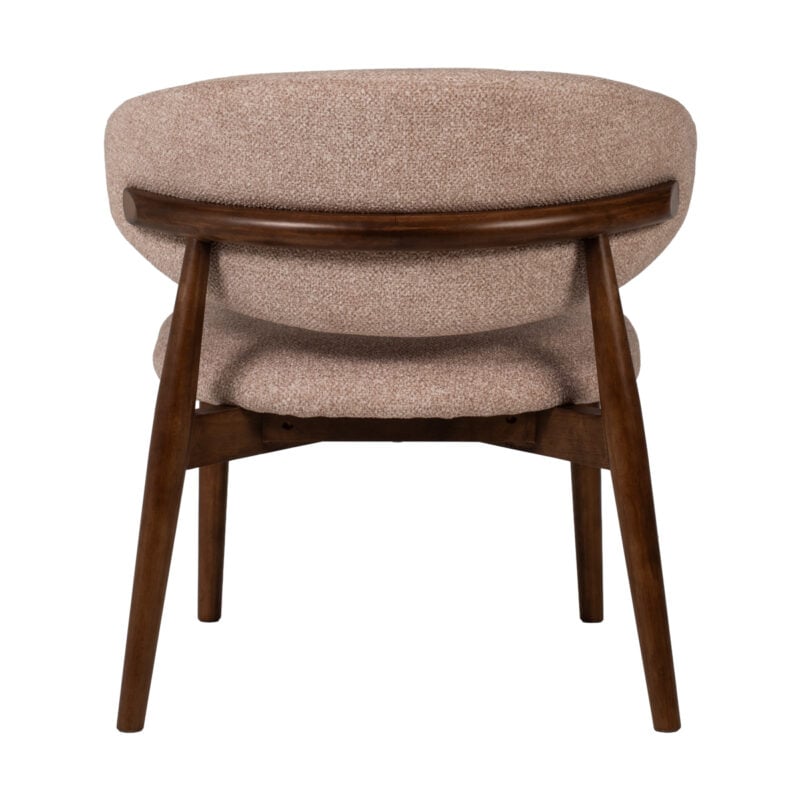 Altea hægindastóll Leo beige, brúnir viðarfætur - Image 3