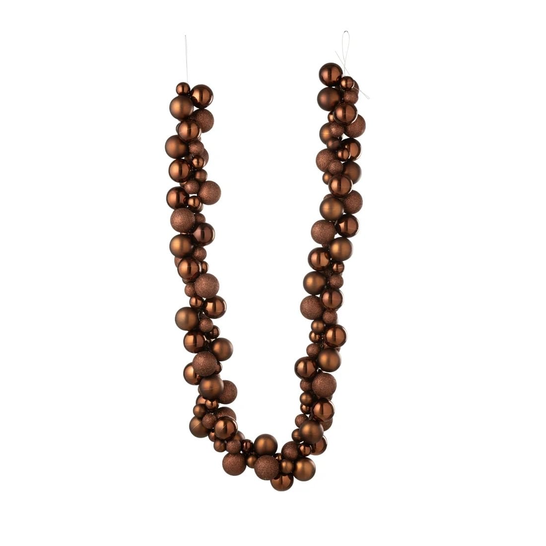 849625fa-b217-484e-99a5-27a90efb9403.jpg Jolipa lengja m/jólakúlum 160cm brún - Image 1