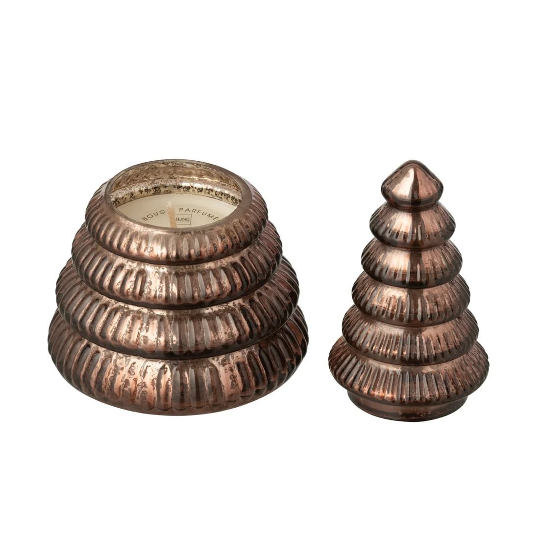 c3f58fce-bee7-46f4-bccc-9ec4d277ab62.jpg Jolipa jólatré ilmkerti brúnt S - Image 1