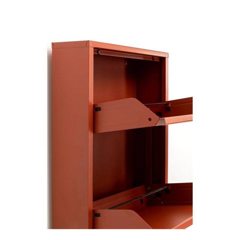 Kare Caruso skóskápur m/5 hillum brúnn - Image 2