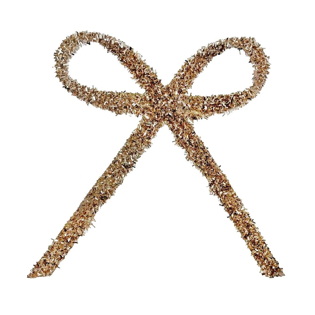 9d92a208-60a7-452e-a4f3-fca729fba81c.jpg Shishi slaufa m/klemmu gyllt glimmer 25cm - Image 1