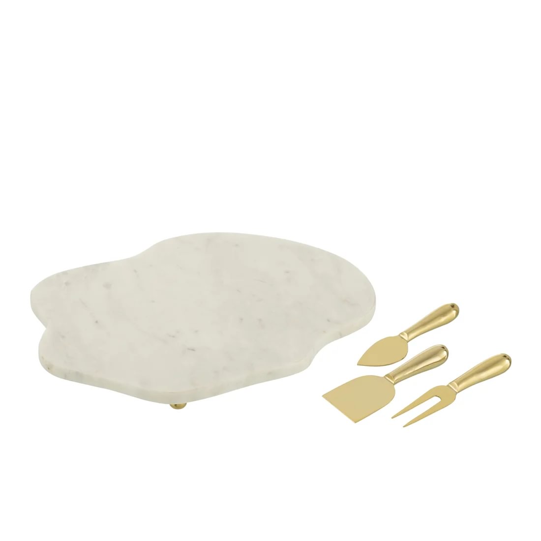 d4b5cd6d-e583-4031-b340-e312da7cf1a6.jpg Jolipa ostahnífasett á marmaraplötu - Image 1