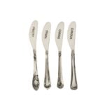 Jolipa smjörhnífar brass silfur 4stk