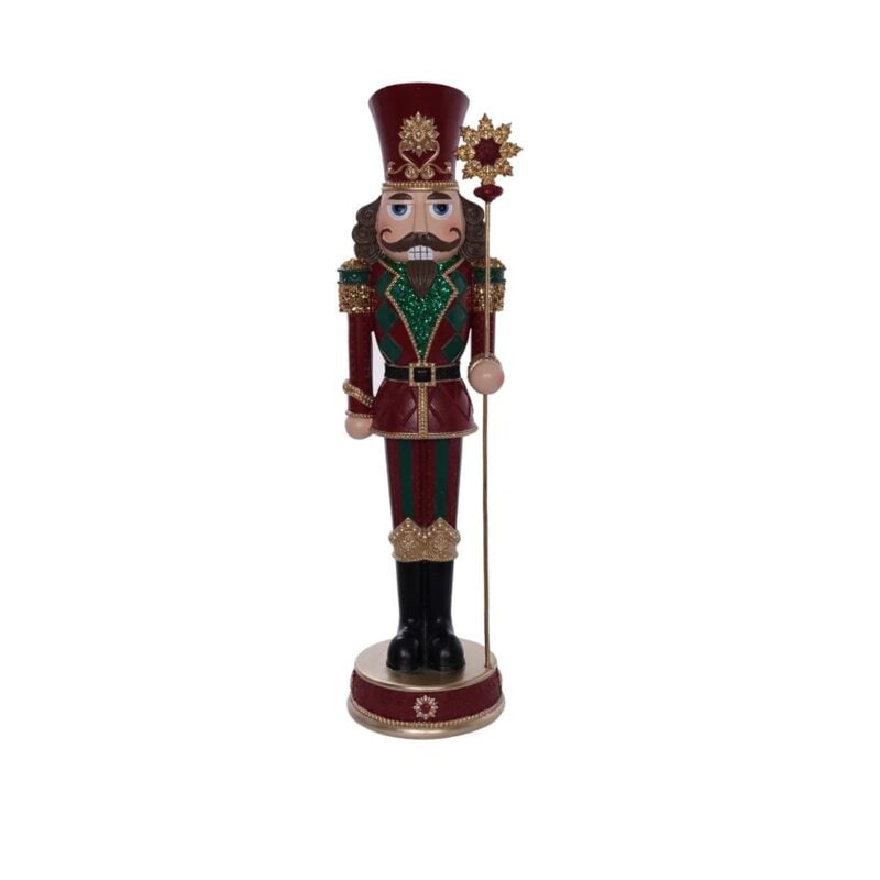 Cor Mulder Hnotubrjótur rauður/grænn 38cm - Image 1