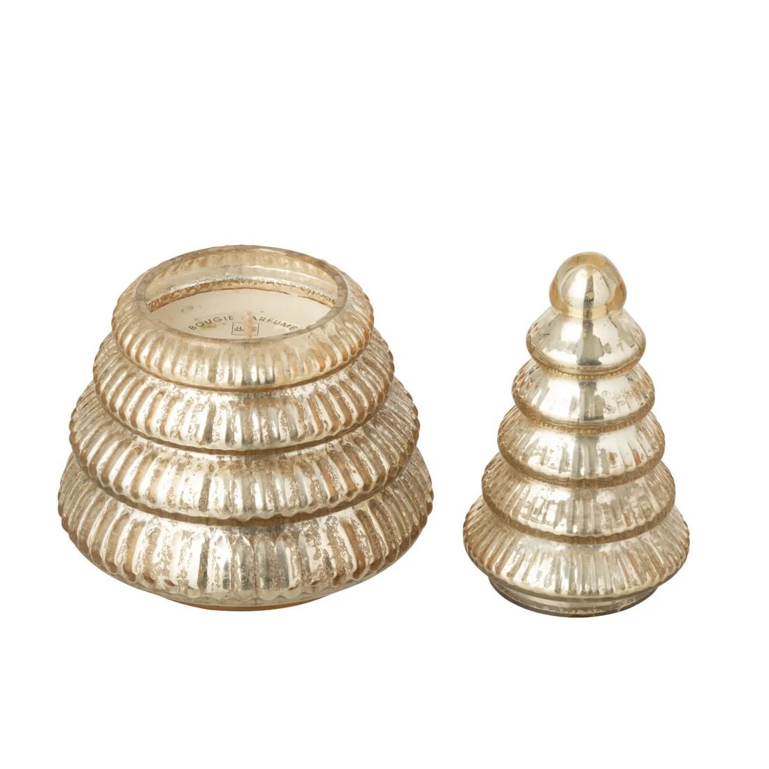 4982bf2f-6468-4d6c-bb24-0b04ded3eab7.jpg Jolipa jólatré ilmkerti gyllt S - Image 1