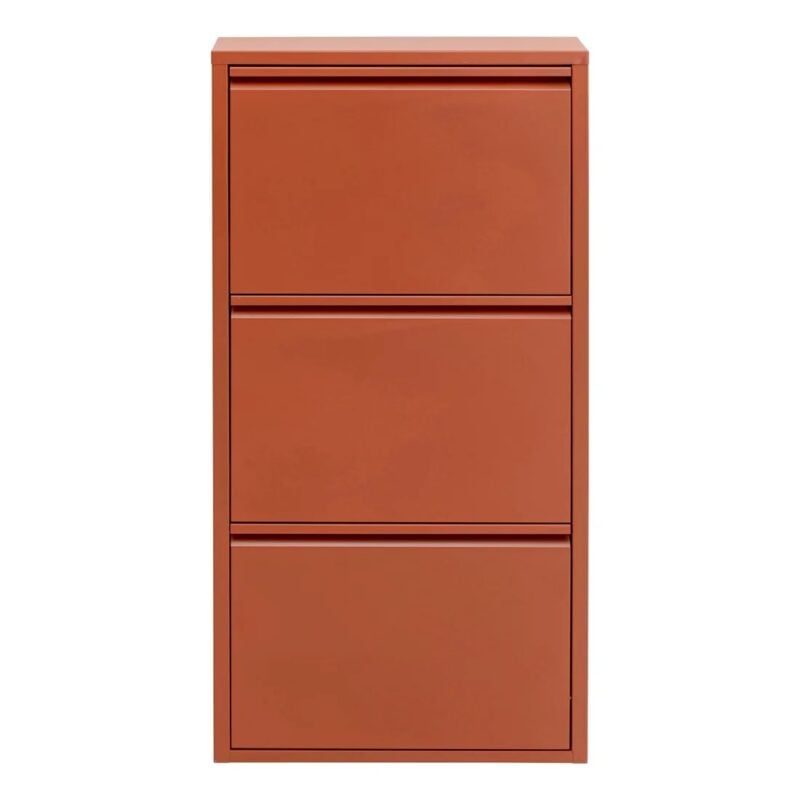 Kare Caruso skóskápur m/3 hillum brúnn - Image 1