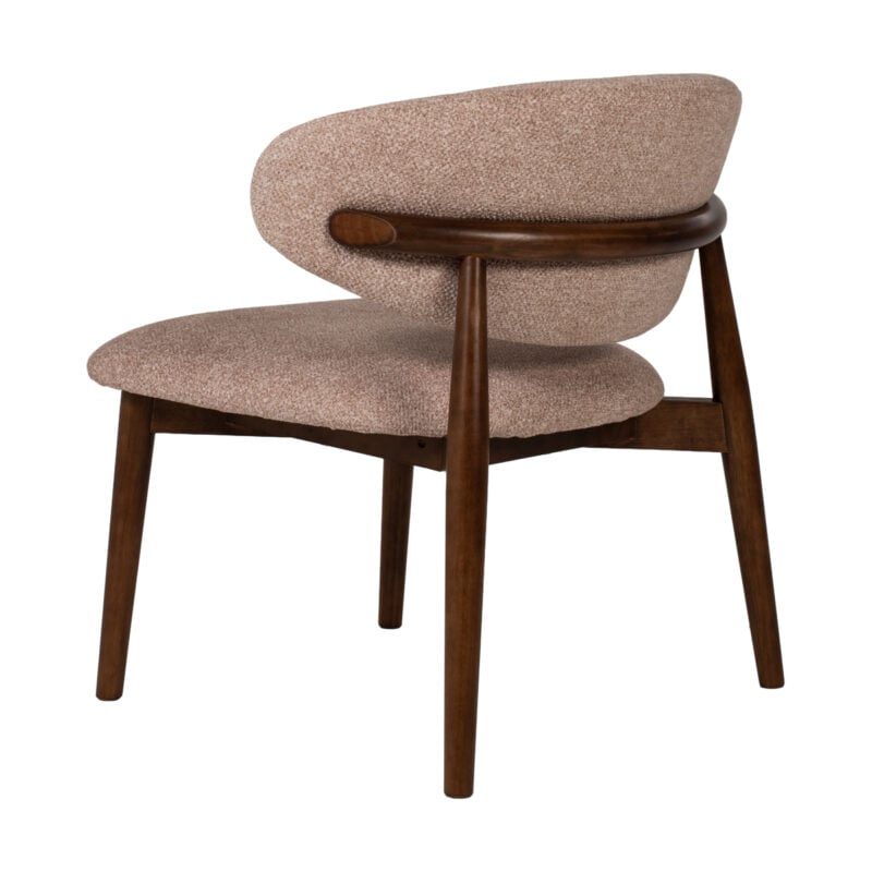 Altea hægindastóll Leo beige, brúnir viðarfætur - Image 4