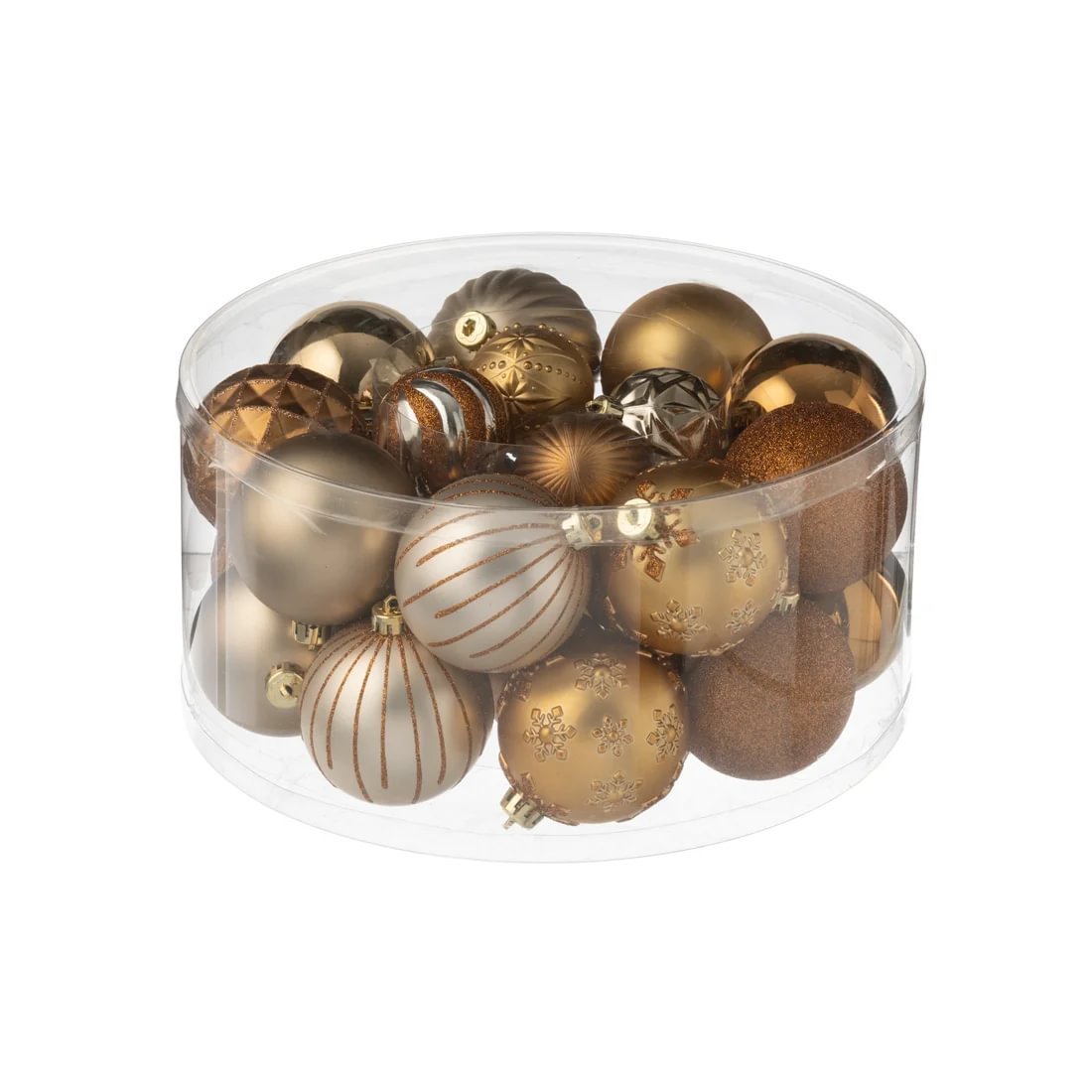 f6f87d10-d0b8-465d-9d6c-44a28325545f.jpg Jolipa jólakúlur brúnar 30stk - Image 1