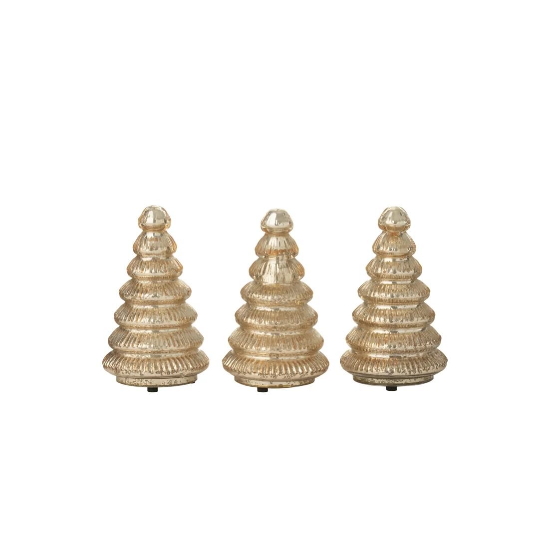 f592ae85-9b4d-47b0-a3ab-ade02b24fb96.jpg Jolipa sett af 3 led jólatrjám gyllt - Image 1