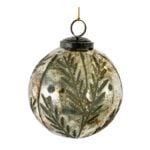 Shishi jólakúla silfur Ø10cm