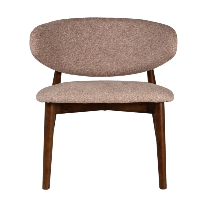 Altea hægindastóll Leo beige, brúnir viðarfætur - Image 7