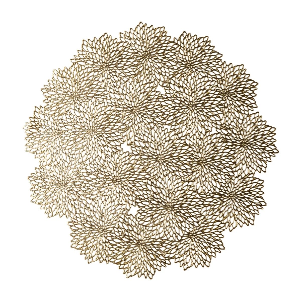 26cc0d47-7fbb-446c-bbbe-1b40fa1a922f.jpg Speedtsberg diskamotta gyllt m/blómum - Image 1