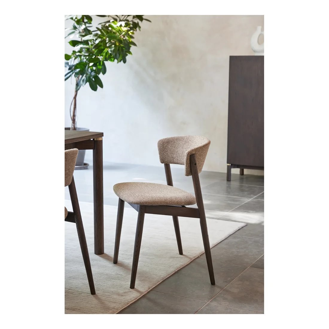 14cea8cc-691a-4792-9e11-95a53d3bd3a4.jpg Revere borðstofustóll espresso eik/Latte melange - Image 3