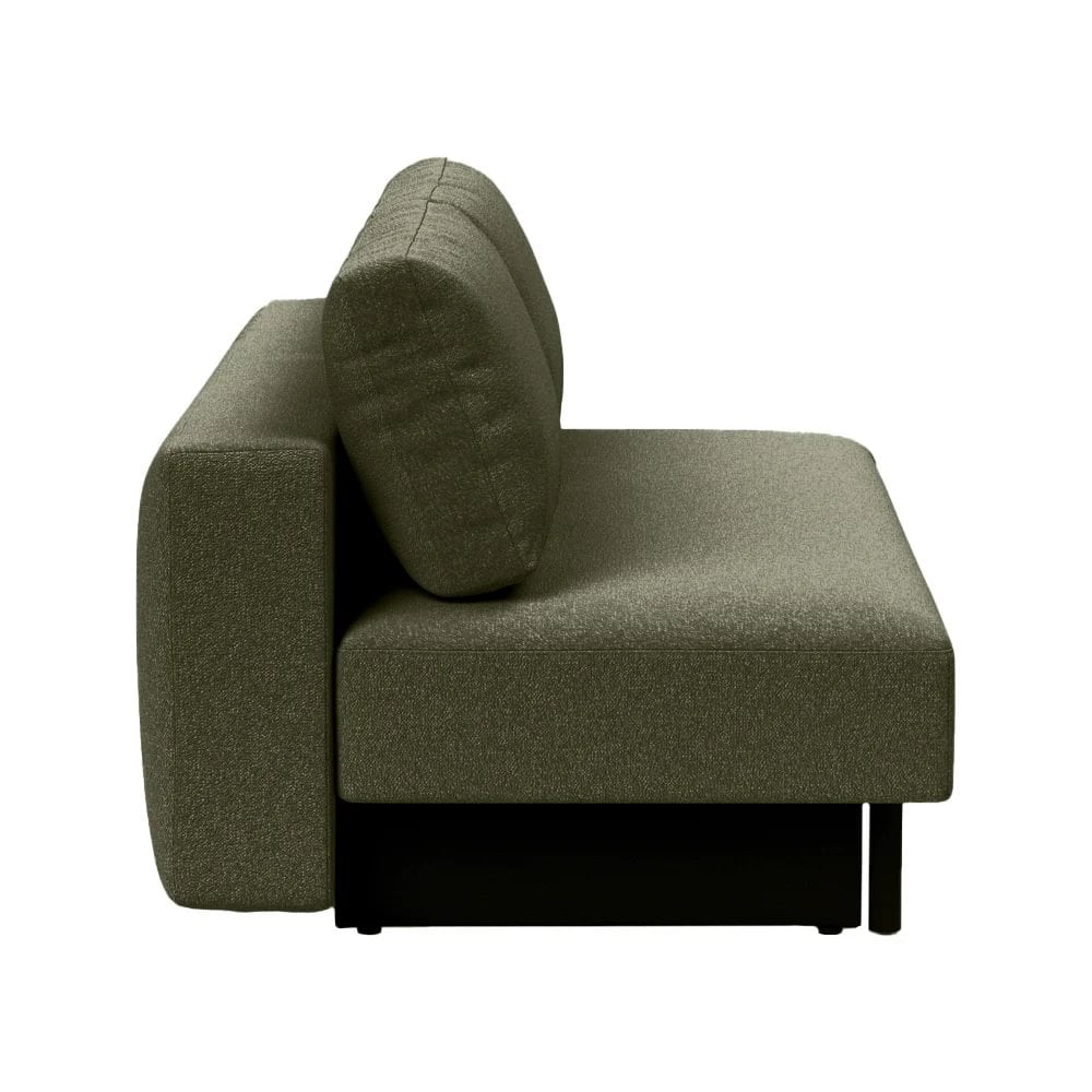 18211e7a-147d-4d54-b651-e416c972c8c9.jpg Cayla svefnsófi Bouclé Forest green - Image 2