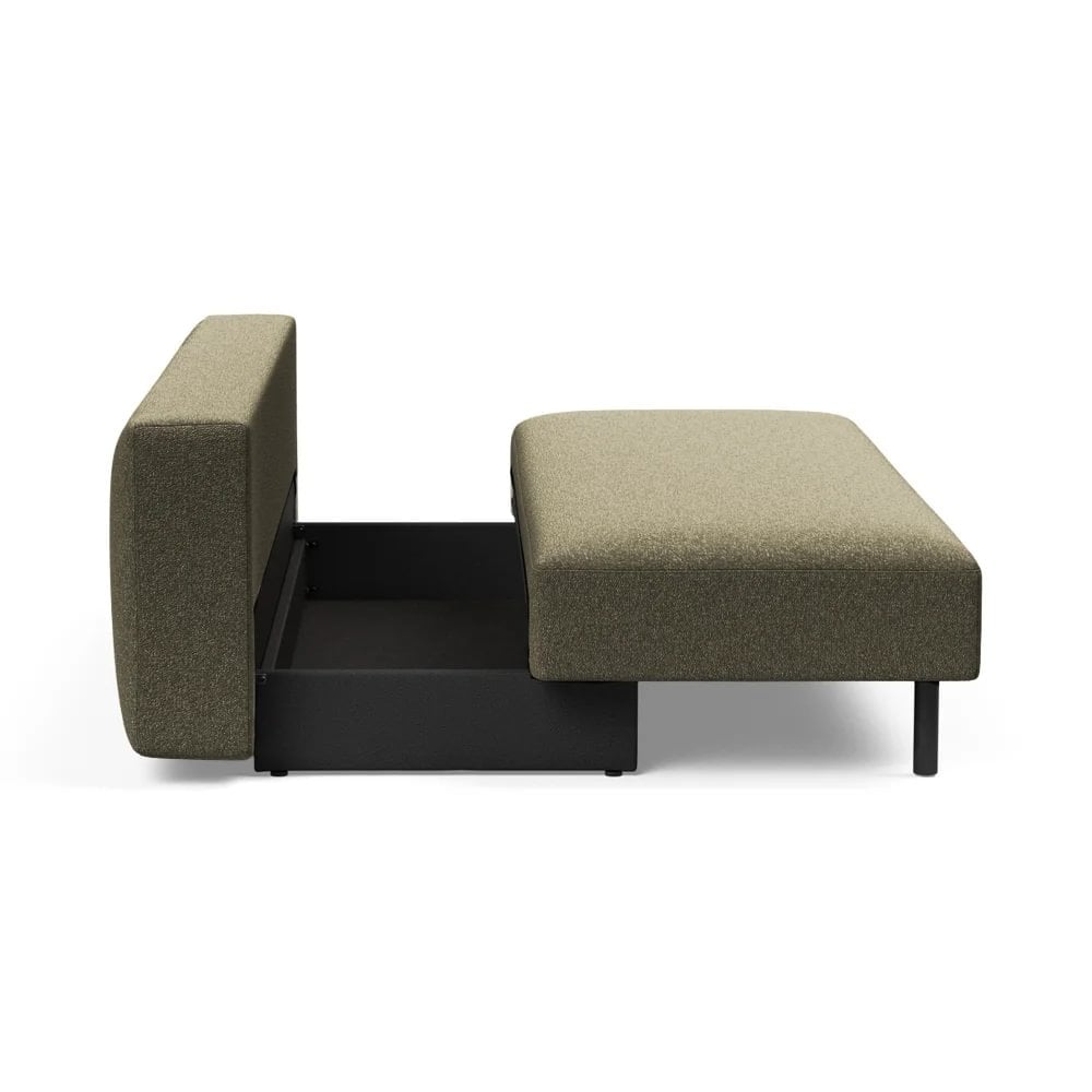 3c0f6845-d708-4a19-9ceb-bb487c73fd1c.jpg Cayla svefnsófi Bouclé Forest green - Image 3