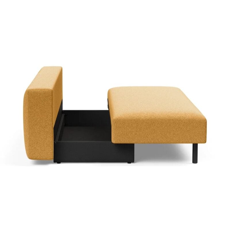 Cayla svefnsófi Bouclé Ochre - Image 2