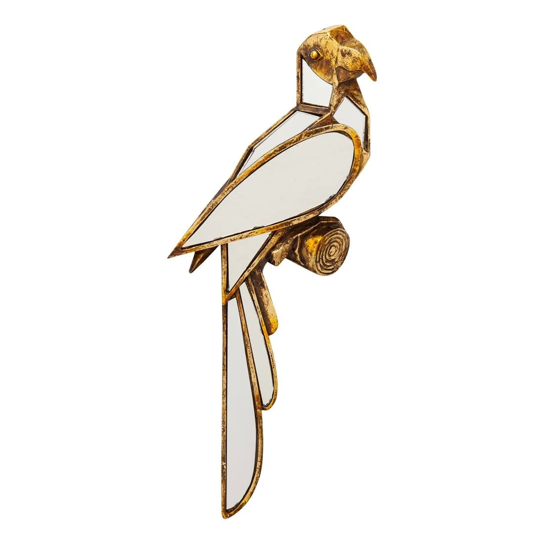 3c023250-8ba1-4555-a5e2-a0411ad3de12.jpg Kare Parrot spegill gylltur 15x43cm - Image 1