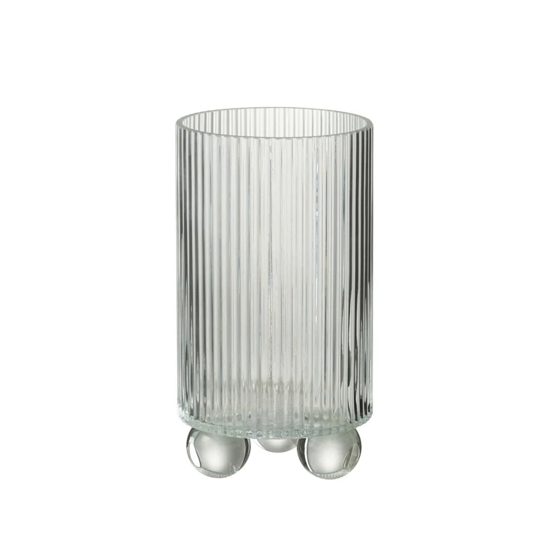 271b2617-9666-4fcb-90ae-515e0ebf4e90.jpg Jolipa kertaglas/vasi glært 12x21,5cm - Image 1