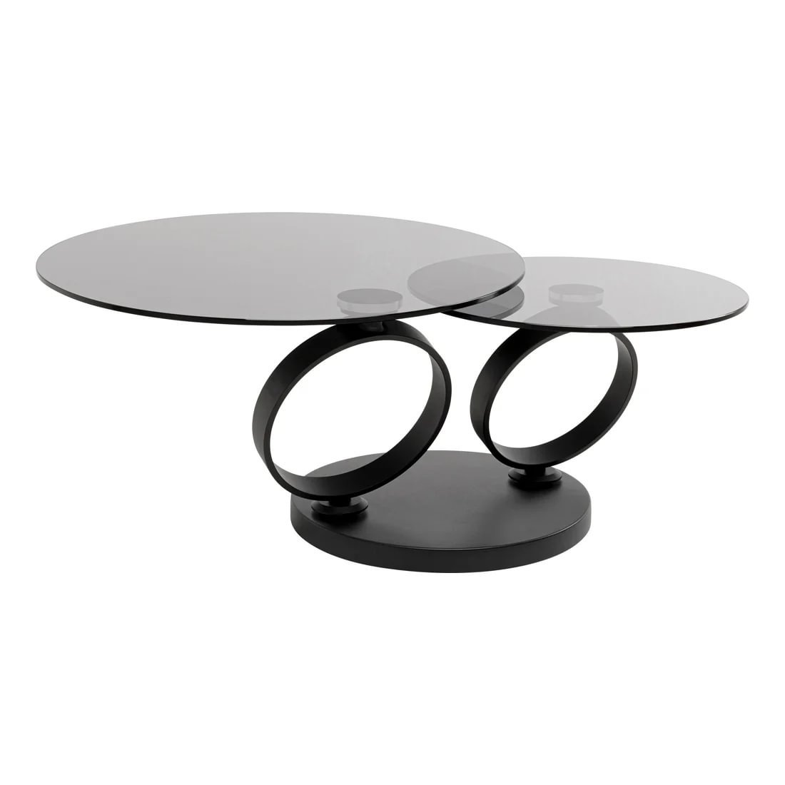 d9a0e607-9267-4d78-a8d3-a7d5d3f0f9a4.jpg Kare Beverly Smoke Black sófaborð 132x80cm - Image 1