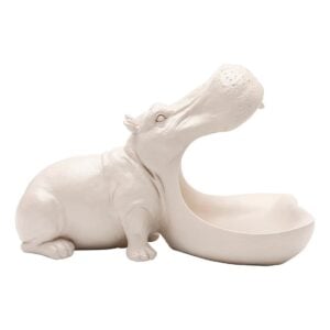 Kare Hungry hippo grá beige 17cm