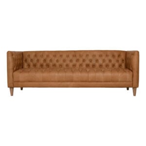 Potenza sófi 3s leður koníak