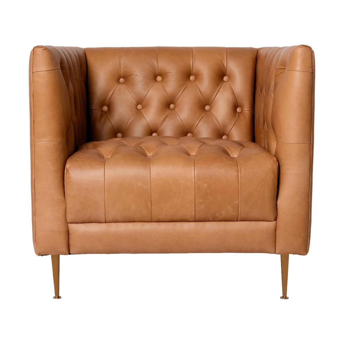 bf405a1e-8d42-466e-9106-7e5100c67683.jpg Potenza stóll leður koníak - Image 1