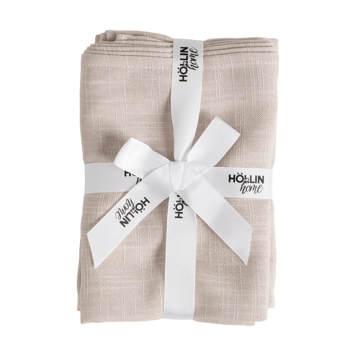 fa002b55-5c3f-4d21-a2ab-a785aa68685e.jpg Höllin home servíettur höráferð 4 stk. 45x45 natural - Image 1