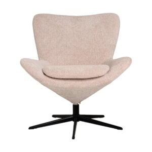 Havana hægindastóll Mito Pale/sv. fætur