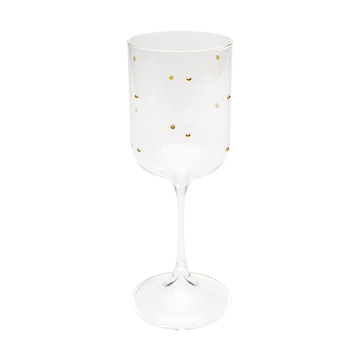 58028 Kare Glam dots hvítvínsglas gyllt (1) Kare Glam dots hvítvínsglas gyllt - Image 1